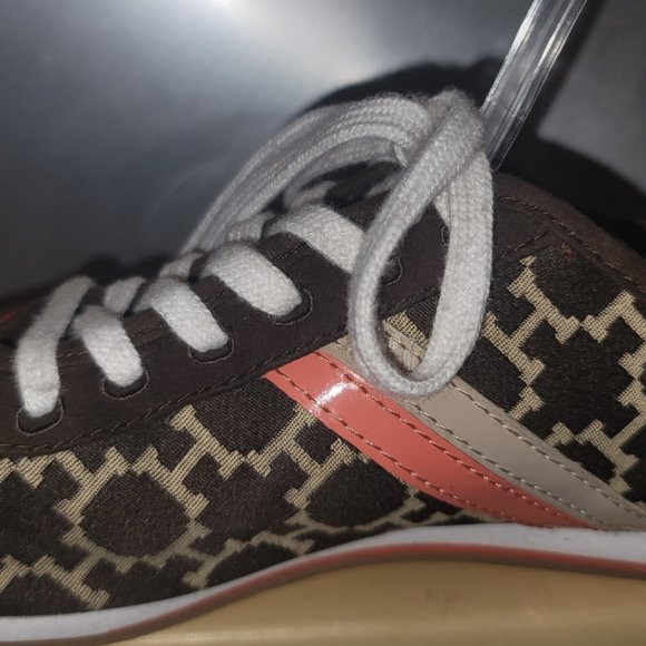 Tommy Hilfiger Tw Princess Brown Sneaker Shoe Size 7M - Picture 5 of 8